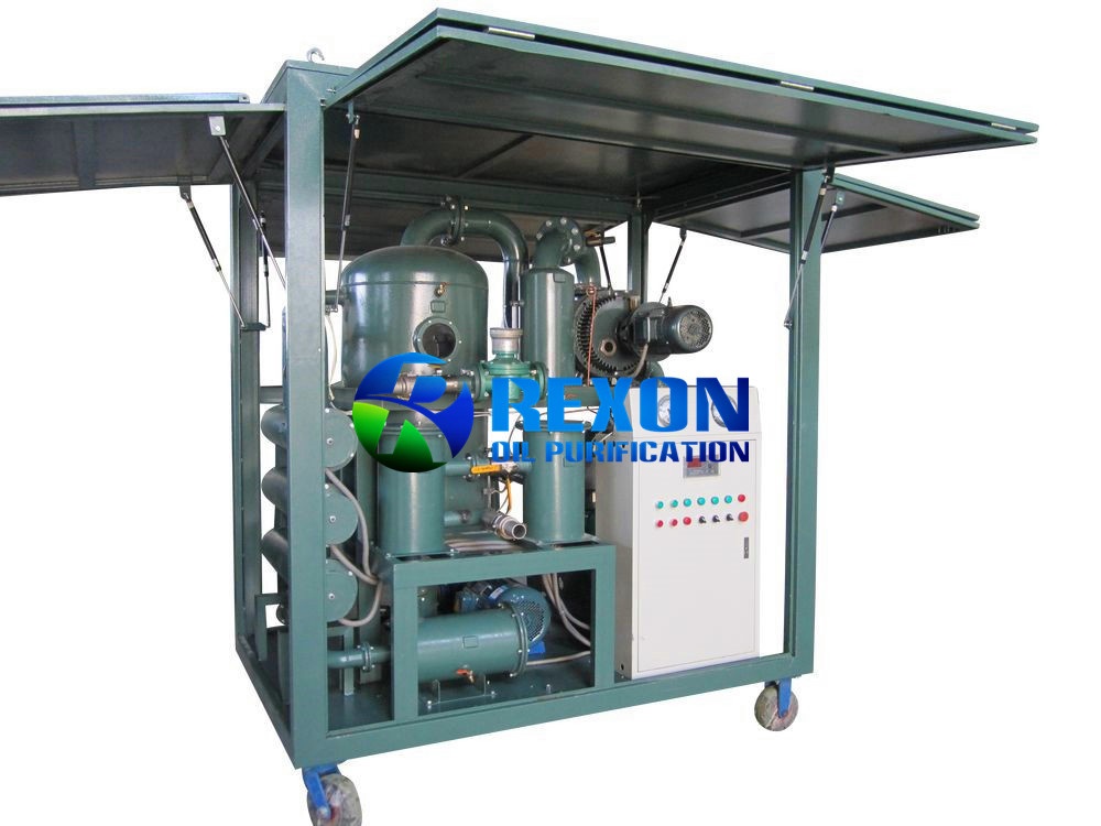 Enclosed Type Vacuum Lube Oil Purification Plant Series TYA-W