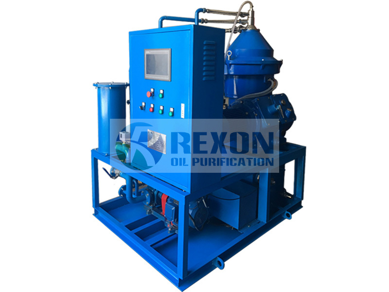 REXON unique online automatic slagging centrifugal separation oil purification unit