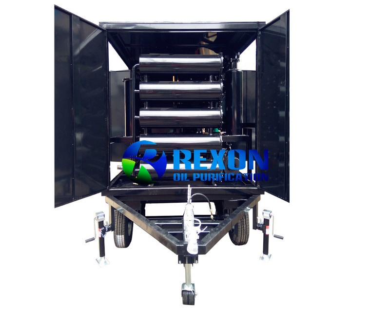 Enclosed and Mobile Type Transformer Oil Regeneration Plant with Fullers Earth Filter ZYD-II-100(6000LPH)
