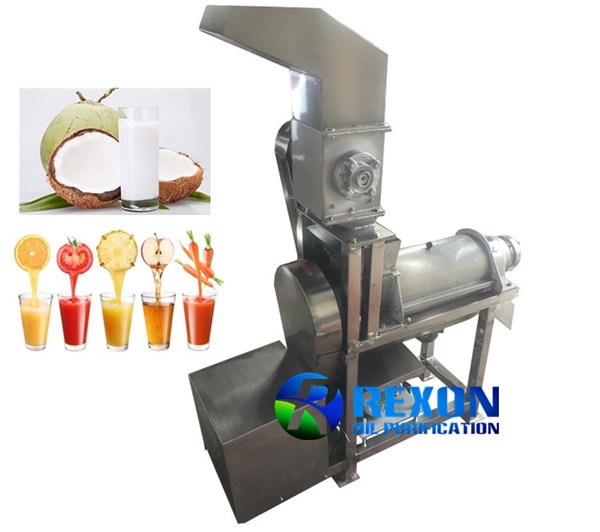 Coconut Milk Extracting Machine Screw Juicer with Crusher