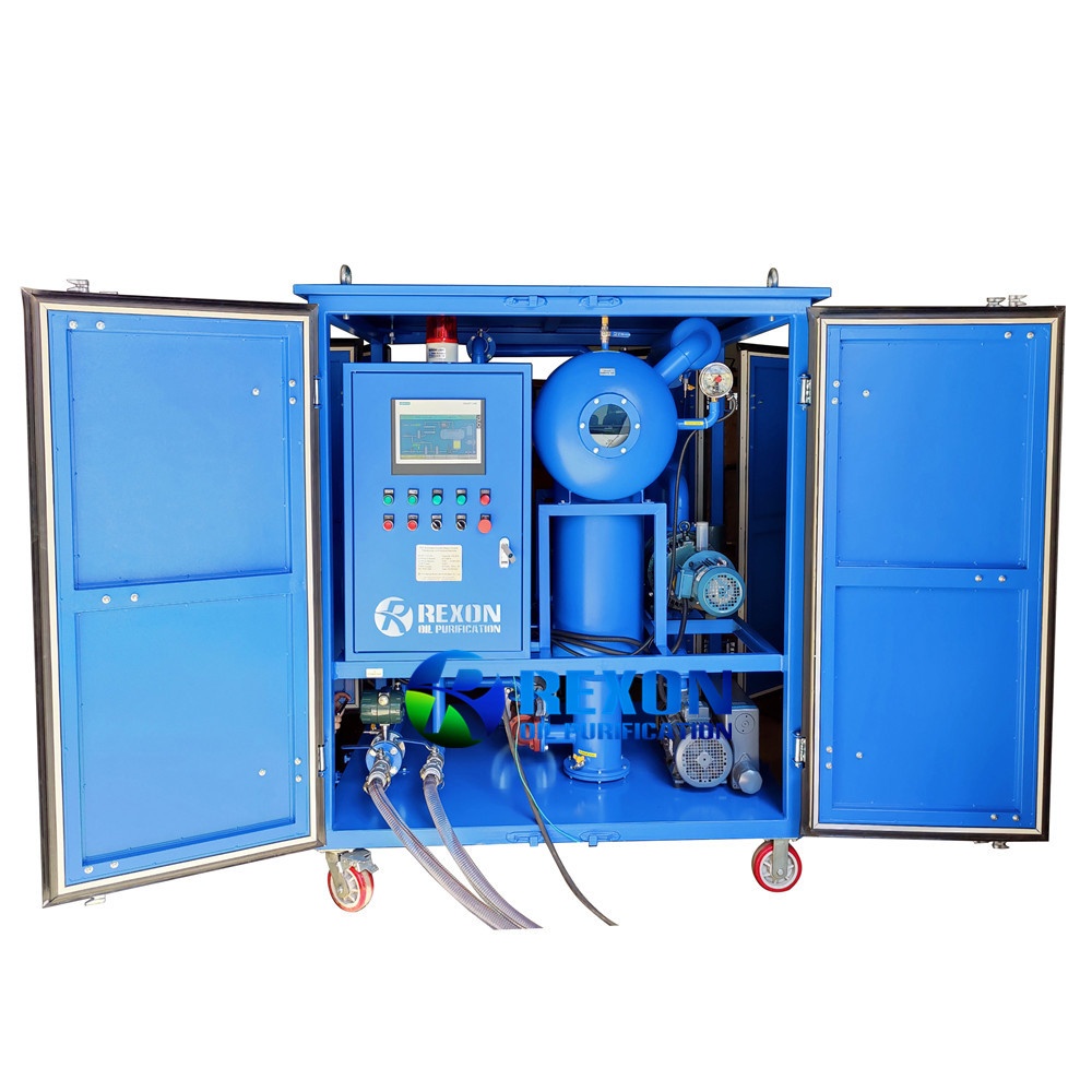 Thickened Weather-proof Type Double Stage High Vacuum Transformer Oil Filtration System