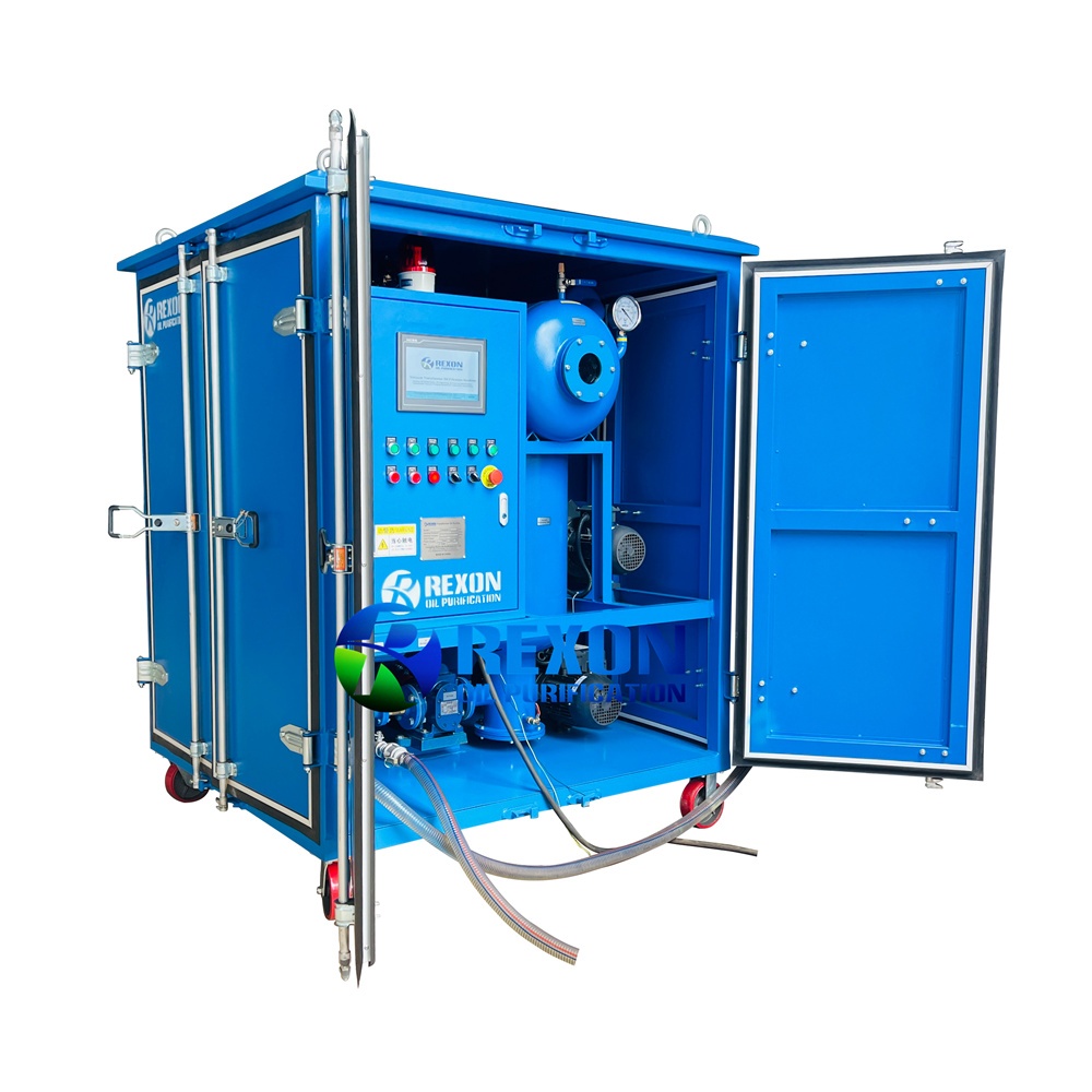 Double Stage Vacuum Transformer Oil Filtration Machine with PLC Fully