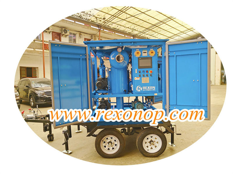 REXON Oil Purifier with Metal Housing and Mobile Trailer Type