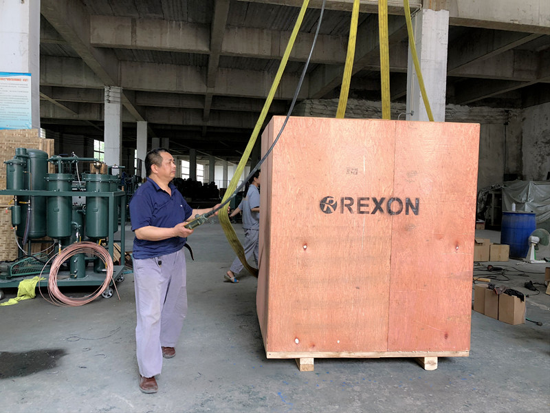 REXON Turbine Oil Purifier Delivery to Customer
