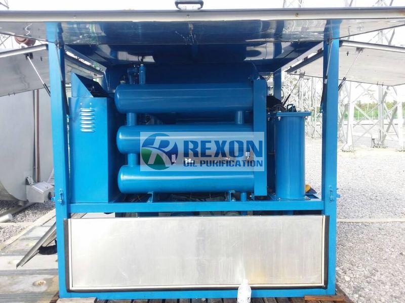 REXON transformer oil purification machine used well at site