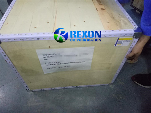 REXON Insulation Oil Dielectric Strength Tester JKJQ-1-100 Delivery