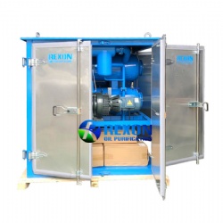Power Plant Use Double Vacuum System Transformer Oil Filtration Machine
