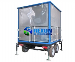 Double Axle Trailer Mounted Mobile and Enclosed  Type Transformer Oil Purifier