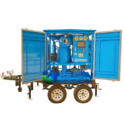 4-Wheel Trailer Mounted Transformer Oil Purifier for Onsite Power Substation Use