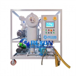 Double Stage Hihg Vacuum Insulating Oil Purification Plant with Digital Gauges